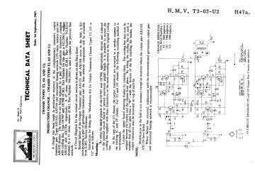 HMV ;Australia U2 ;Chassis schematic circuit diagram